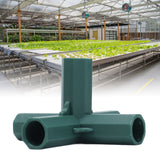 8PCS Plant Support Joint 5 Way Garden Stake Joint Plastic Plant Stake Connector for Greenhouse
