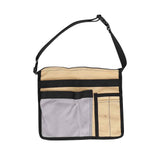Tool Waist Bag Lightweight Multi Pocket Oxford Cloth Waist Tool Pouch for Garden Climbing Outdoor(Grey Khaki ) In Australia - Darrahopens