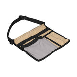 Tool Waist Bag Lightweight Multi Pocket Oxford Cloth Waist Tool Pouch for Garden Climbing Outdoor(Grey Khaki ) In Australia - Darrahopens