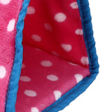 Bird Bed Foldable Portable Comfortable Flannel Triangular Hanging Bird Hammock with Hooks for Parrots Hamsters SquirrelsPink