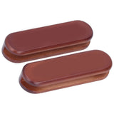 2Pcs Bakeware Wood Handle Prevent Scalding Portable Cookware Wood Handle for Outdoor Camping