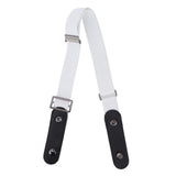 No Buckle Belt Women Traceless Adjustable Size Weaving Buckle Free Belt Women for Trousers SweaterWhite