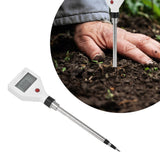 Soil EC Tester Clear LCD High Accuracy Quick Response Small Portable Durable Soil Conductivity Tester