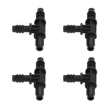 40pcs Irrigation Fitting Drip Irrigation Barbed Connector 8/12mm Tube Tee for Garden Lawn