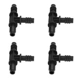 40pcs Irrigation Fitting Drip Irrigation Barbed Connector 8/12mm Tube Tee for Garden Lawn