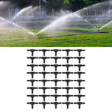 40pcs Irrigation Fitting Drip Irrigation Barbed Connector 8/12mm Tube Tee for Garden Lawn