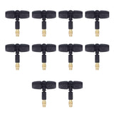 10Pcs Copper Atomizing Nozzles 8/11mm Adjustable Gardening Atomizing Nozzle with Tee Pipes for 8/11mm Capillary In Australia - Darrahopens
