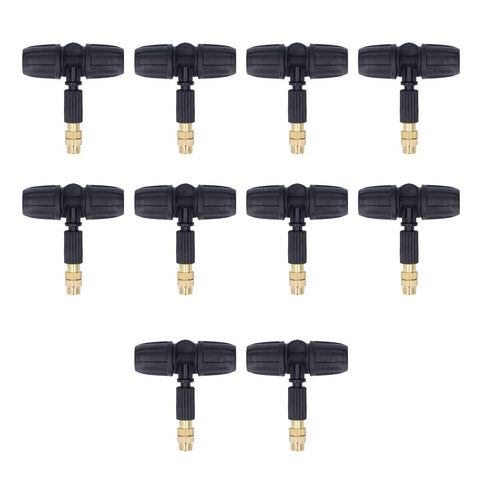 10Pcs Copper Atomizing Nozzles 8/11mm Adjustable Gardening Atomizing Nozzle with Tee Pipes for 8/11mm Capillary In Australia - Darrahopens