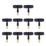 10Pcs Copper Atomizing Nozzles 8/11mm Adjustable Gardening Atomizing Nozzle with Tee Pipes for 8/11mm Capillary In Australia - Darrahopens