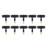 10Pcs Copper Atomizing Nozzles 8/11mm Adjustable Gardening Atomizing Nozzle with Tee Pipes for 8/11mm Capillary In Australia - Darrahopens
