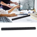 Triangular Ruler Aluminum Alloy Material Clear Reading Engraved Marking Durable Wearable Measuring Tools for DrawingSmall Scale Ruler In Australia - Darrahopens