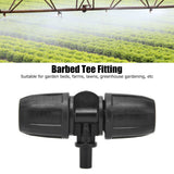 50pcs 8/12mm Hose Tee Fitting Tube Tee Connector Accessory for Garden Drip Irrigation Watering System