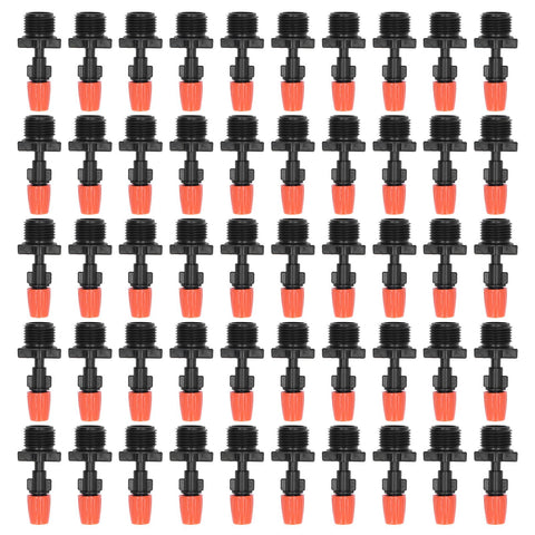 50pcs G1/2 Male Thread Misting Spray Nozzle Adjustable Water Spray Head Atomizing Nozzle for Garden Irrigation In Australia - Darrahopens
