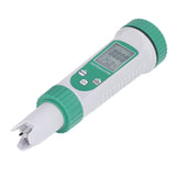 6 in 1 Water Quality Tester PH EC TDS SALT S.G Temperature LCD Screen White Backlight High Accuracy