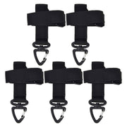 5pcs/set Multi Purpose Glove Hanging Buckle Adjustable Nylon Glove Hook Safety ClipBlack In Australia - Darrahopens