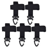 5pcs/set Multi Purpose Glove Hanging Buckle Adjustable Nylon Glove Hook Safety ClipBlack In Australia - Darrahopens