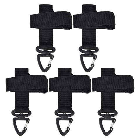 5pcs/set Multi Purpose Glove Hanging Buckle Adjustable Nylon Glove Hook Safety ClipBlack In Australia - Darrahopens