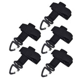 5pcs/set Multi Purpose Glove Hanging Buckle Adjustable Nylon Glove Hook Safety ClipBlack In Australia - Darrahopens