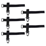 5pcs/set Multi Purpose Glove Hanging Buckle Adjustable Nylon Glove Hook Safety ClipBlack In Australia - Darrahopens