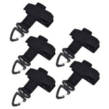 5pcs/set Multi Purpose Glove Hanging Buckle Adjustable Nylon Glove Hook Safety ClipBlack In Australia - Darrahopens