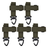 5pcs/set Multi Purpose Glove Hanging Buckle Adjustable Nylon Glove Hook Safety ClipMilitary Green In Australia - Darrahopens