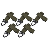 5pcs/set Multi Purpose Glove Hanging Buckle Adjustable Nylon Glove Hook Safety ClipMilitary Green In Australia - Darrahopens
