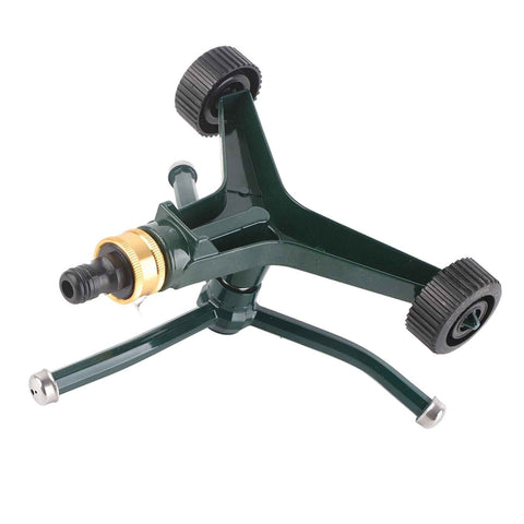Metal Three Arm Sprinkler with G3/4 Connector Rustproof 360° Rotating Irrigate Lawn Sprinkler In Australia - Darrahopens