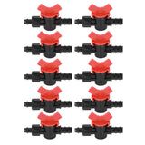 10Pcs Barbed Ball Valve 5/8inch Adjustable Prevent Leakage Drip Irrigation Switch Valve for Irrigation In Australia - Darrahopens