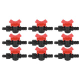 10Pcs Barbed Ball Valve 5/8inch Adjustable Prevent Leakage Drip Irrigation Switch Valve for Irrigation In Australia - Darrahopens