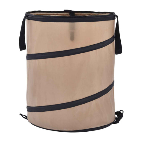 37.8L Collapsible Leaf Trash Can Reinforced Steel Spring Oxford Cloth Collapsible Container Small Size In Australia - Darrahopens