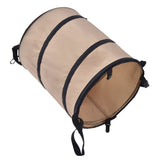 37.8L Collapsible Leaf Trash Can Reinforced Steel Spring Oxford Cloth Collapsible Container Small Size