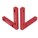 2pcs Right Angle Clamps Aluminum Alloy Material Anodized Clear Scale Red 90 Degree Positioning Tool for Ensuring Balance In Australia - Darrahopens