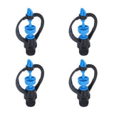 15Pcs Lawn Sprinkler Nozzle G1/2 External Thread 360° Automatic Rotation Mid Range for Lawn Garden Watering IrrigationRound Nozzle