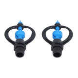 15Pcs Lawn Sprinkler Nozzle G1/2 External Thread 360° Automatic Rotation Mid Range for Lawn Garden Watering IrrigationRound Nozzle