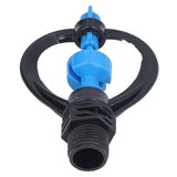 15Pcs Lawn Sprinkler Nozzle G1/2 External Thread 360° Automatic Rotation Mid Range for Lawn Garden Watering IrrigationRound Nozzle