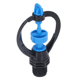 15Pcs Lawn Sprinkler Nozzle G1/2 External Thread 360° Automatic Rotation Mid Range for Lawn Garden Watering IrrigationRound Nozzle