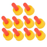 10Pcs Lamb Milk Drink Nipple Sheep Nursing Feeder Nipple for Orphaned Small Animal Feed Red