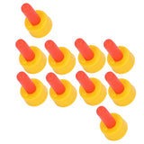 10Pcs Lamb Milk Drink Nipple Sheep Nursing Feeder Nipple for Orphaned Small Animal Feed Red