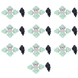 10 Set Cross Misting Spray Nozzle with 4/7mm Joint Micro Irrigation Head for Farmland Garden Sprinklers In Australia - Darrahopens