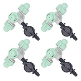 10 Set Cross Misting Spray Nozzle with 4/7mm Joint Micro Irrigation Head for Farmland Garden Sprinklers In Australia - Darrahopens