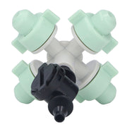 10 Set Cross Misting Spray Nozzle with 4/7mm Joint Micro Irrigation Head for Farmland Garden Sprinklers In Australia - Darrahopens