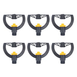 6pcs Irrigation Sprinkler Nozzle G3/4 Male Thread Plastic Black for Agricultural Base Greenhouse In Australia - Darrahopens
