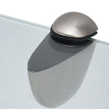 Bathroom Glass Shelf WallMounted Zinc Alloy Storage Rack Bathroom Accessory for Home