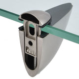 Bathroom Glass Shelf WallMounted Zinc Alloy Storage Rack Bathroom Accessory for Home