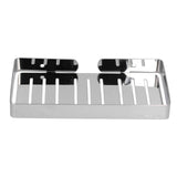 Soap Dish Shelf 304 Stainless Steel Bathroom Hollow Self Draining Wall Mounted Soap Box