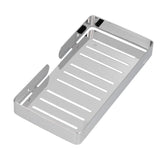 Soap Dish Shelf 304 Stainless Steel Bathroom Hollow Self Draining Wall Mounted Soap Box