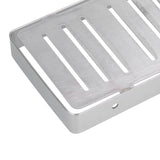 Soap Dish Shelf 304 Stainless Steel Bathroom Hollow Self Draining Wall Mounted Soap Box