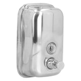 Soap Dispenser Manual Wall Mounted Stainless Steel Shower Gel Shampoo Hand Soap Dispenser 500ml In Australia - Darrahopens