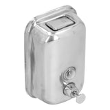 Soap Dispenser Manual Wall Mounted Stainless Steel Shower Gel Shampoo Hand Soap Dispenser 500ml