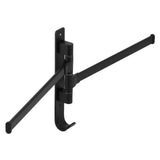 Towel Bar Wall Mounted Rotating Collapsible Space Aluminum Towel Rack for Bathroom In Australia - Darrahopens